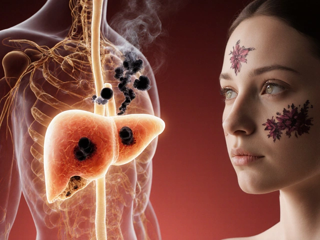 Как печень влияет на появление пигментных пятен на коже